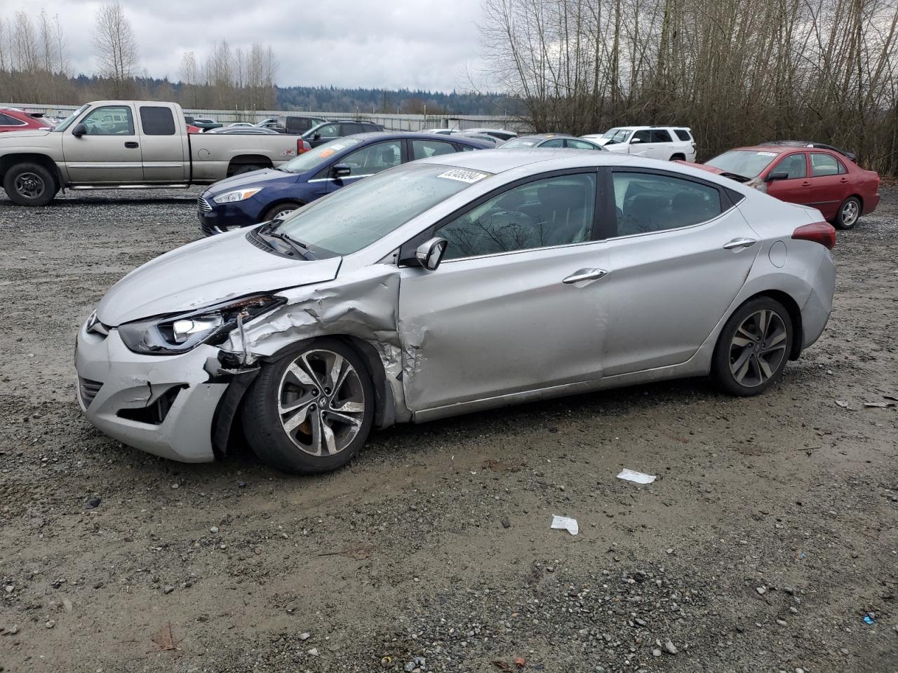 Lot #3029800244 2014 HYUNDAI ELANTRA SE