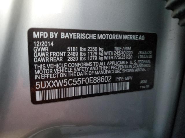 VIN 5UXXW5C55F0E88602 2015 BMW X4 no.13