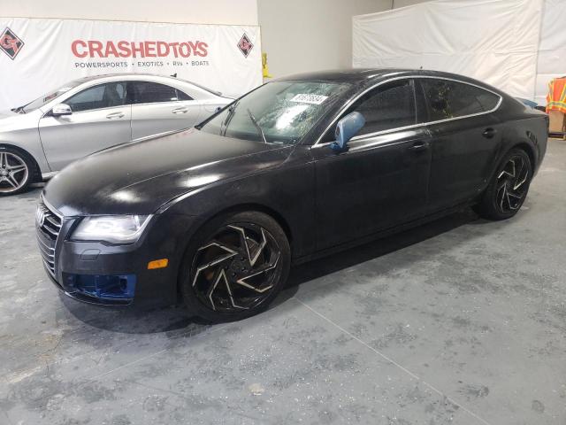 AUDI A7 PRESTIG 2012 black hatchbac gas WAUSGAFC7CN002246 photo #1