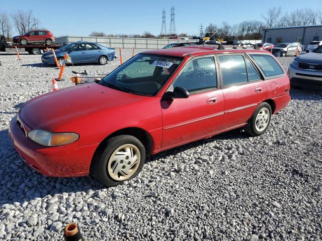 FORD ESCORT LX 1997 red  gas 3FALP15P6VR168324 photo #1