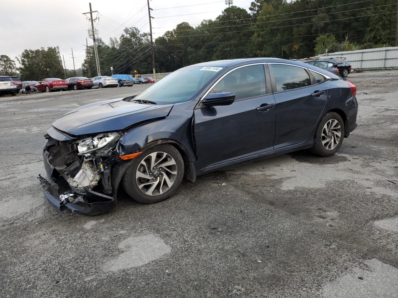 Lot #3033074005 2017 HONDA CIVIC EX