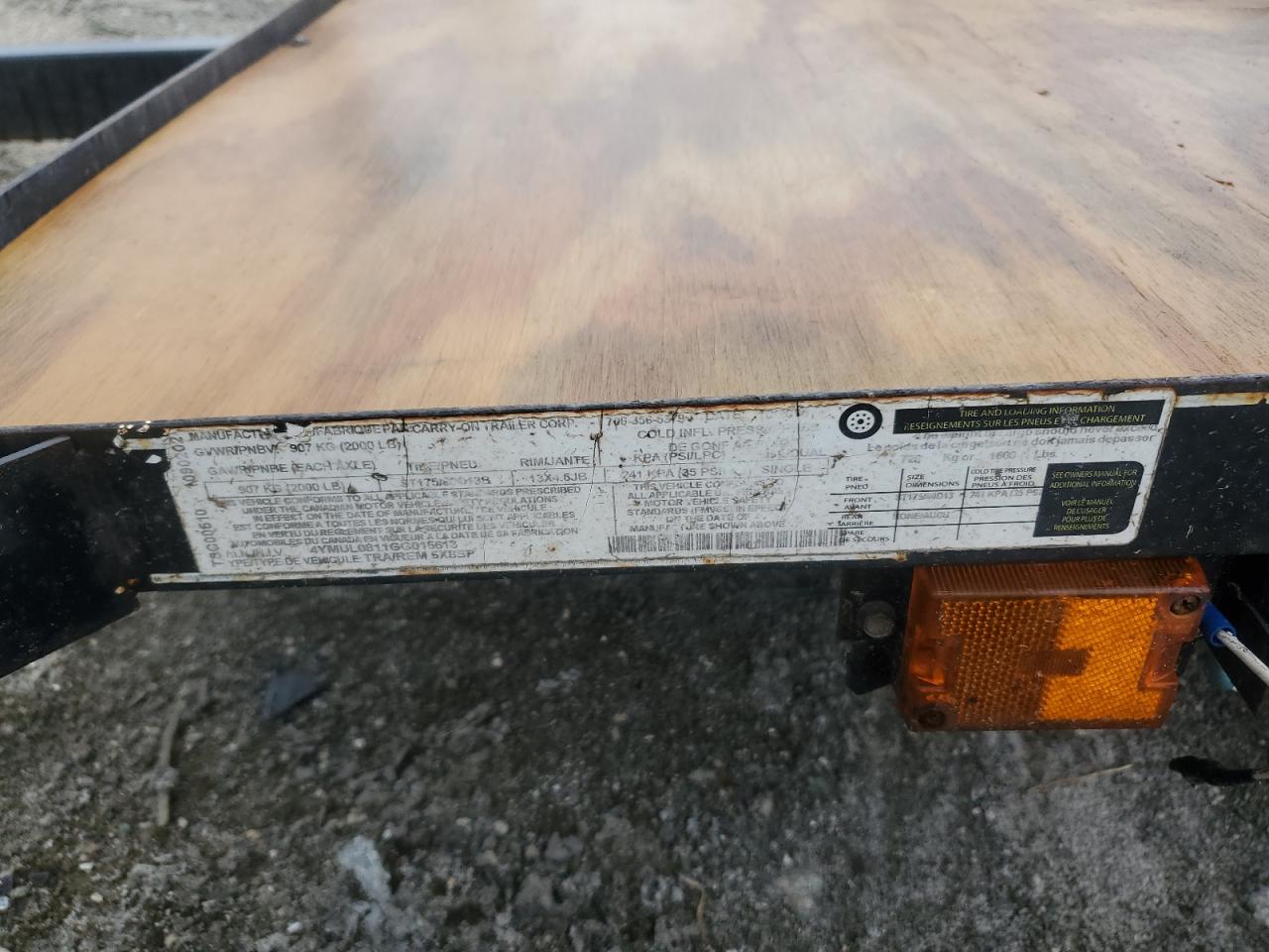 Lot #2974771276 2019 UTILITY TRAILER