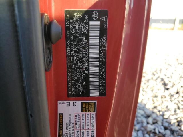 2016 TOYOTA SCION TC - JTKJF5C70GJ020979