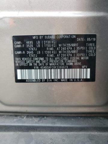 VIN 4S4BSAFC6K3366679 2019 SUBARU OUTBACK no.14