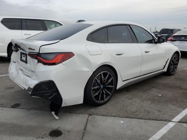 BMW I4 M50 2024 white  electric WBY33AW05RFS60128 photo #4