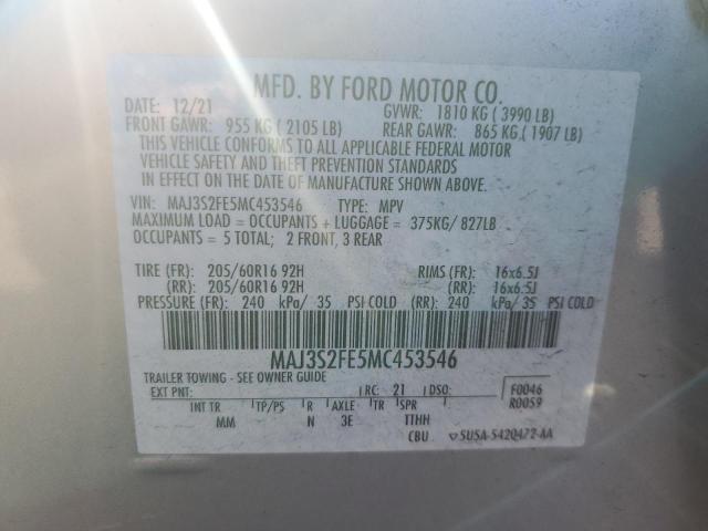 2021 FORD ECOSPORT S - MAJ3S2FE5MC453546