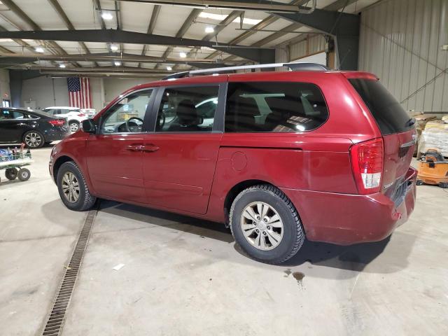 KIA SEDONA EX 2012 red  gas KNDMG4C78C6447822 photo #3