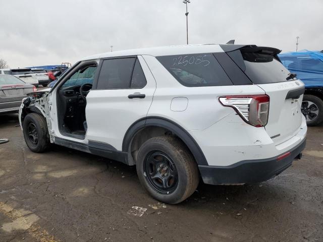 FORD EXPLORER P 2022 white  gas 1FM5K8ABXNGA01522 photo #3