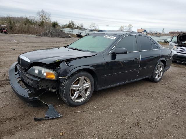 LINCOLN LS 2002 black  gas 1LNHM87A92Y698418 photo #1