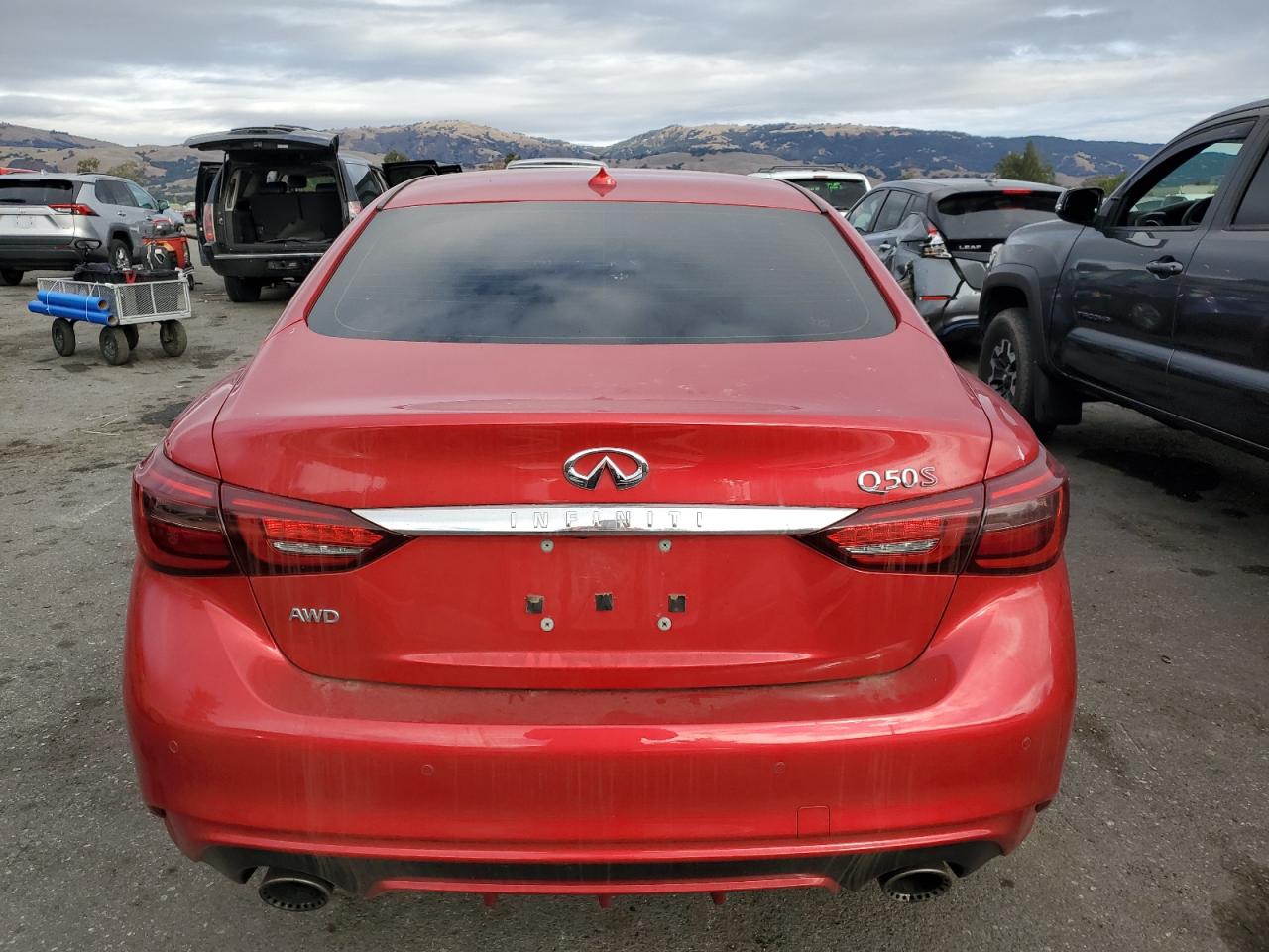 Lot #3030387501 2018 INFINITI Q50 RED SP