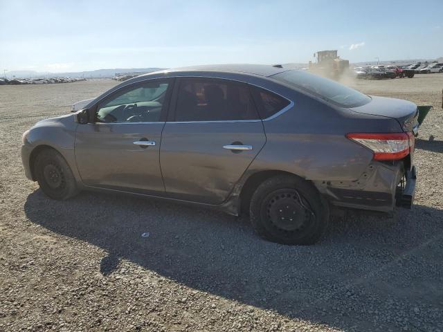 NISSAN SENTRA S 2015 gray  gas 3N1AB7AP0FL679317 photo #3