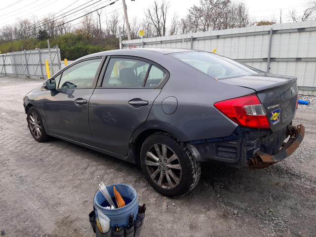 HONDA CIVIC EX 2012 gray  gas 19XFB2F82CE020811 photo #3