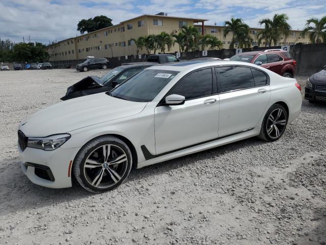 BMW 740 XI 2018 white  Gasoline WBA7E4C51JGV24049 photo #1