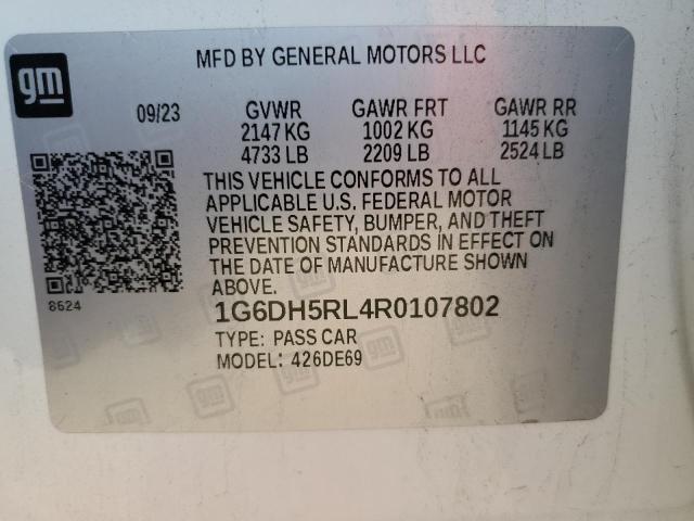 2024 CADILLAC CT4-V - 1G6DH5RL4R0107802