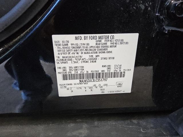 VIN MAJ6S3JL3LC351797 2020 FORD ECOSPORT no.13