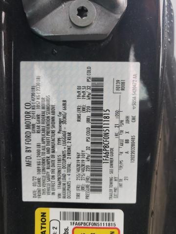 2022 FORD MUSTANG GT - 1FA6P8CF0N5111815