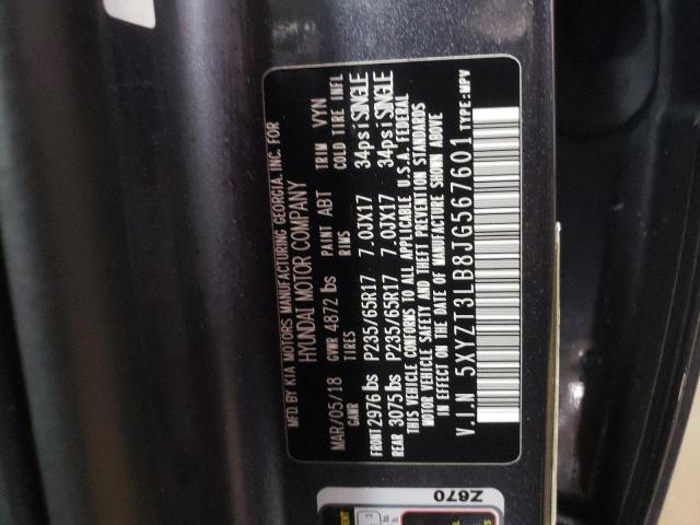 2018 HYUNDAI SANTA FE S - 5XYZT3LB8JG567601