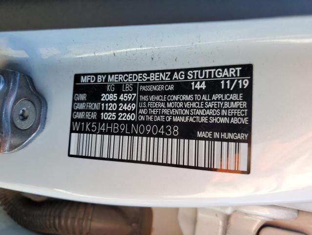 2020 MERCEDES-BENZ CLA 250 4M - W1K5J4HB9LN090438