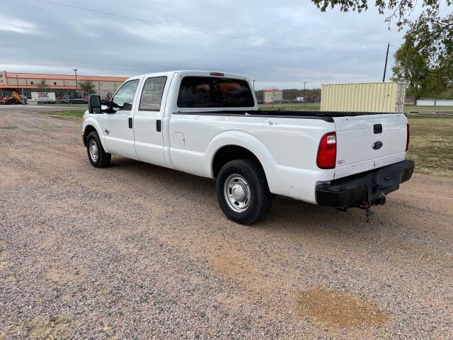 FORD F350 SUPER 2011 white crew pic diesel 1FT8W3AT4BEB92122 photo #4