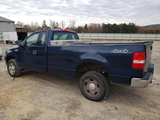 FORD F150 2004 blue pickup gas 1FTVF14514NB81165 photo #3