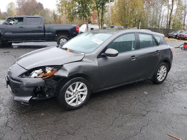 MAZDA 3 I 2012 gray  gas JM1BL1L89C1575011 photo #1