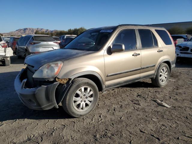 HONDA CR-V EX 2005 gold 4dr spor gas JHLRD78825C043424 photo #1