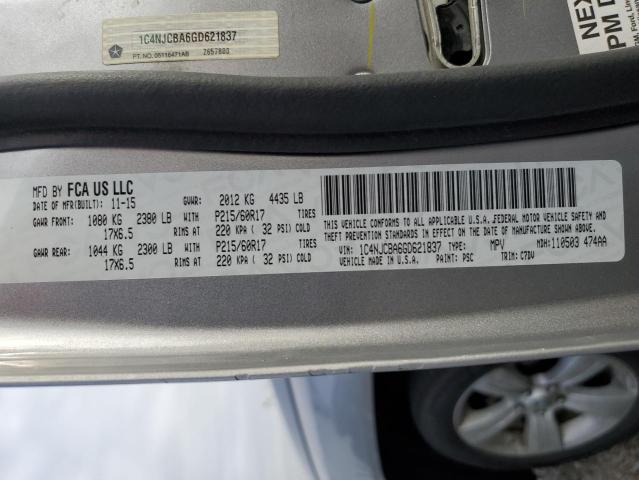 2016 JEEP COMPASS SP - 1C4NJCBA6GD621837