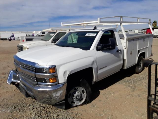 CHEVROLET SILVERADO 2016 white pickup flexible fuel 1GB0CUEG7GZ393218 photo #1