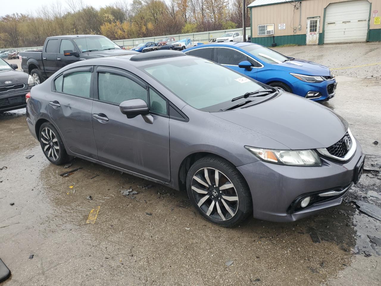 Lot #2962288025 2014 HONDA CIVIC EXL