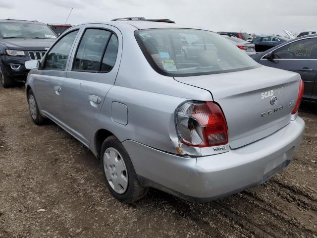 TOYOTA ECHO 2001 silver  gas JTDBT123710106587 photo #3