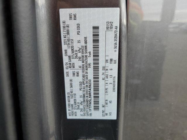2024 FORD F150 LARIA - 1FTFW5L59RFA59233