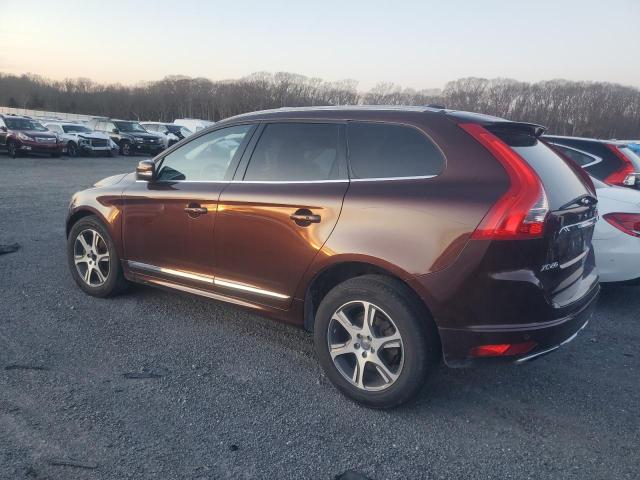 VOLVO XC60 T6 PR 2015 maroon 4dr spor gas YV4902RC8F2580110 photo #3