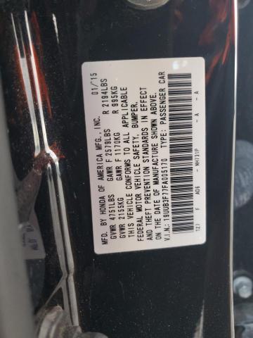 2015 ACURA TLX ADVANC 19UUB3F77FA005170