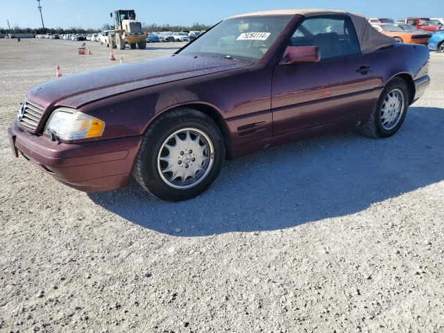 MERCEDES-BENZ SL 320 1996 burgundy  gas WDBFA63FXTF127798 photo #1