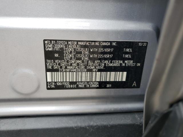 2021 TOYOTA RAV4 LE - 2T3H1RFV4MC093308