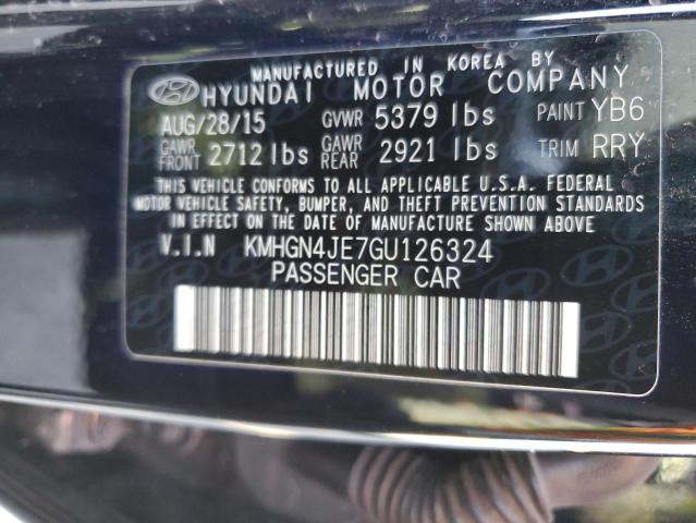 2016 HYUNDAI GENESIS 3. - KMHGN4JE7GU126324