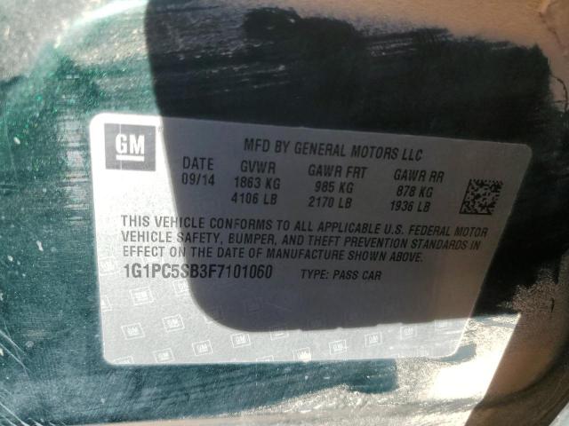 2015 CHEVROLET CRUZE LT - 1G1PC5SB3F7101060