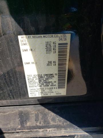 2016 NISSAN ALTIMA 2.5 - 1N4AL3AP5GC214831