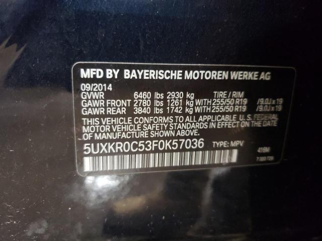 2015 BMW X5 XDRIVE3 - 5UXKR0C53F0K57036