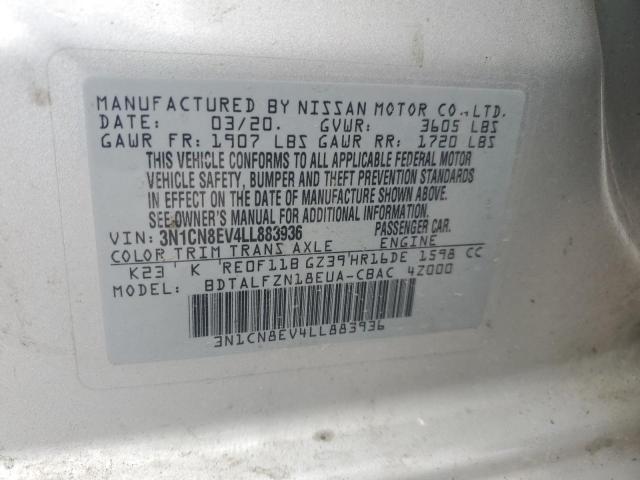 2020 NISSAN VERSA SV - 3N1CN8EV4LL883936