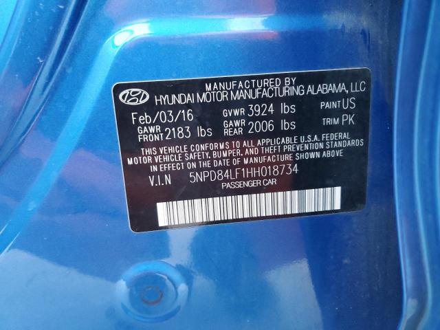 2017 HYUNDAI ELANTRA SE - 5NPD84LF1HH018734