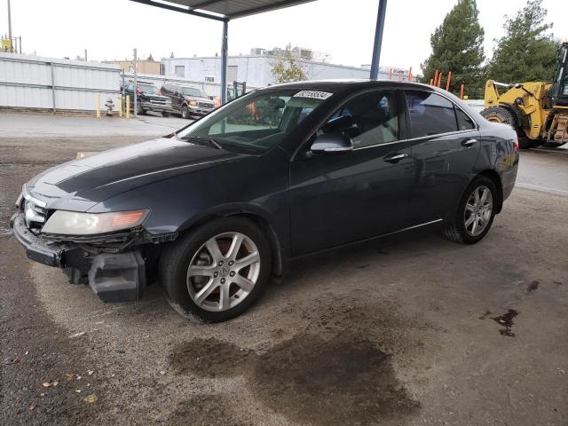 ACURA TSX 2004 charcoal  gas JH4CL96864C013733 photo #1