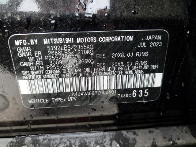 VIN JA4J4VA86RZ006401 2024 MITSUBISHI OUTLANDER no.13