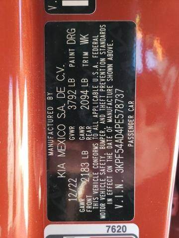 2023 KIA FORTE GT L - 3KPF54AD4PE578737
