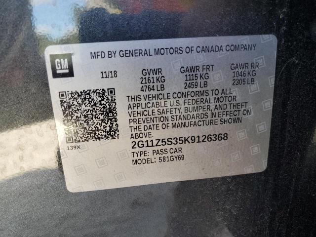 2019 CHEVROLET IMPALA LT 2G11Z5S35K9126368