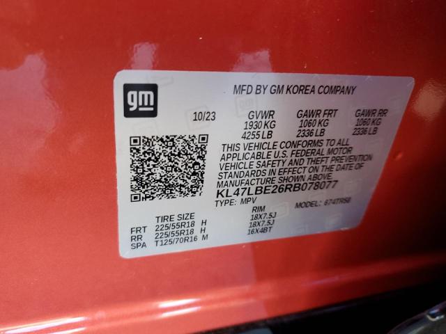 2024 BUICK ENVISTA SP KL47LBE26RB078077
