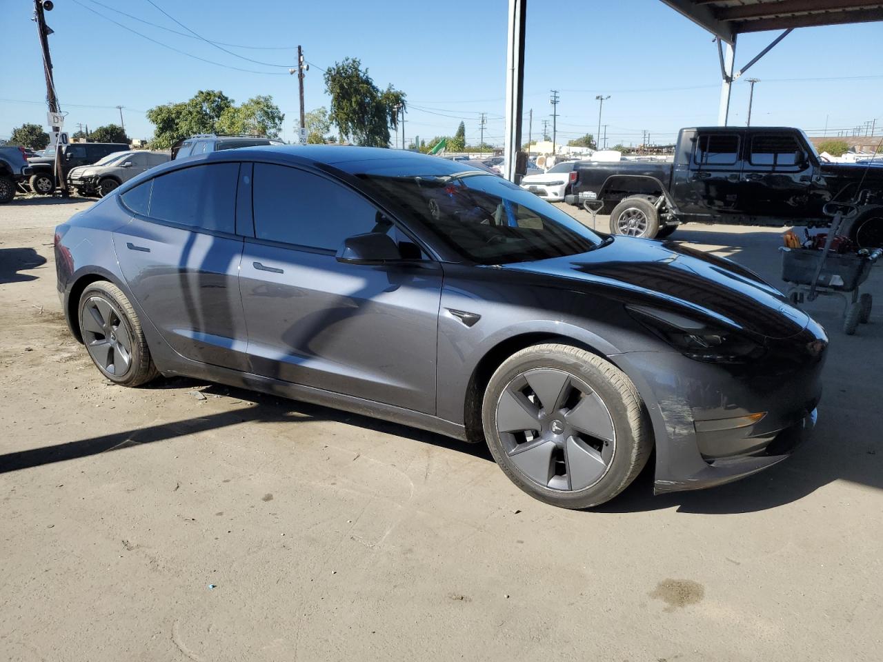 Lot #3033423084 2022 TESLA MODEL 3