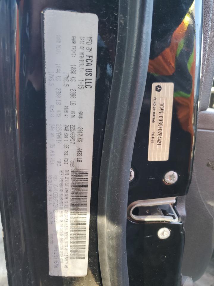1C4NJCBB9FD264421 - 2015 JEEP COMPASS - #78858774