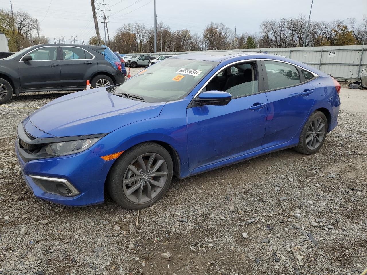 Lot #2976936715 2021 HONDA CIVIC EX