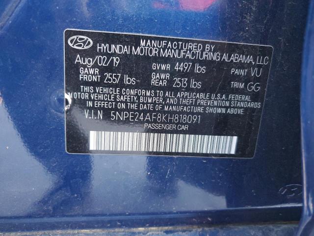 2019 HYUNDAI SONATA SE - 5NPE24AF8KH818091